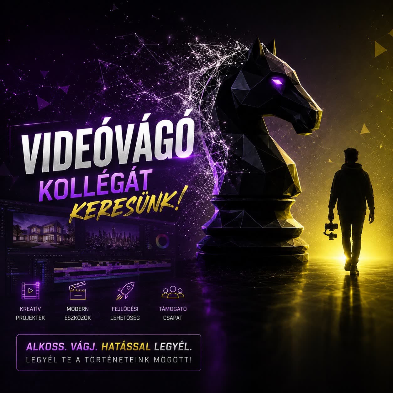 Videóvágó kollégát keresünk